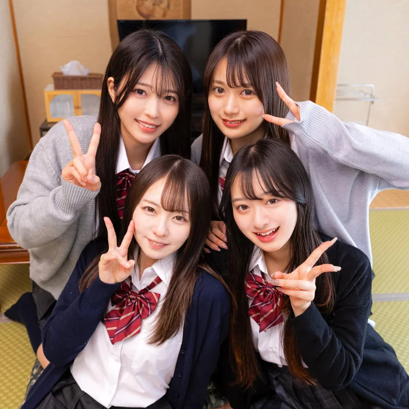 かりん&めいさ&かほ&あおい 無料サンプル画像(1) 【Miss裏素人AV】